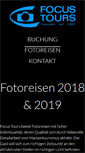Mobile Screenshot of focus-tours.de